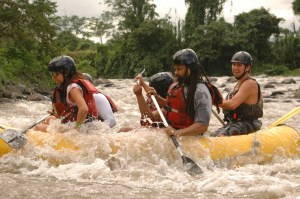 White water rafting in Costa Rica